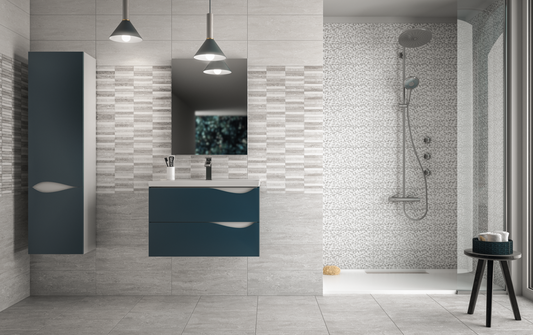Marvel Grigio Feature Tile 20x60cm - SOLD IN FULL BOXES OF 1.44m2